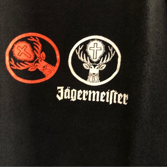 Vintage ‘80s Jägermeister Black Short Sleeve T-Shirt - Picture 3 of 7